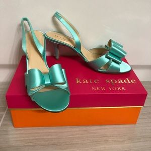 NIB Kate Spade Satin Heels